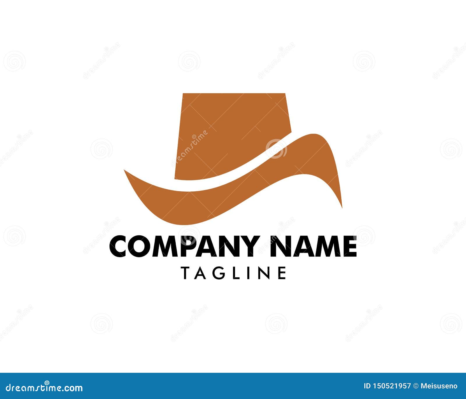 Hat Cowboy Vector Logo Template Stock Vector - Illustration of lasso ...