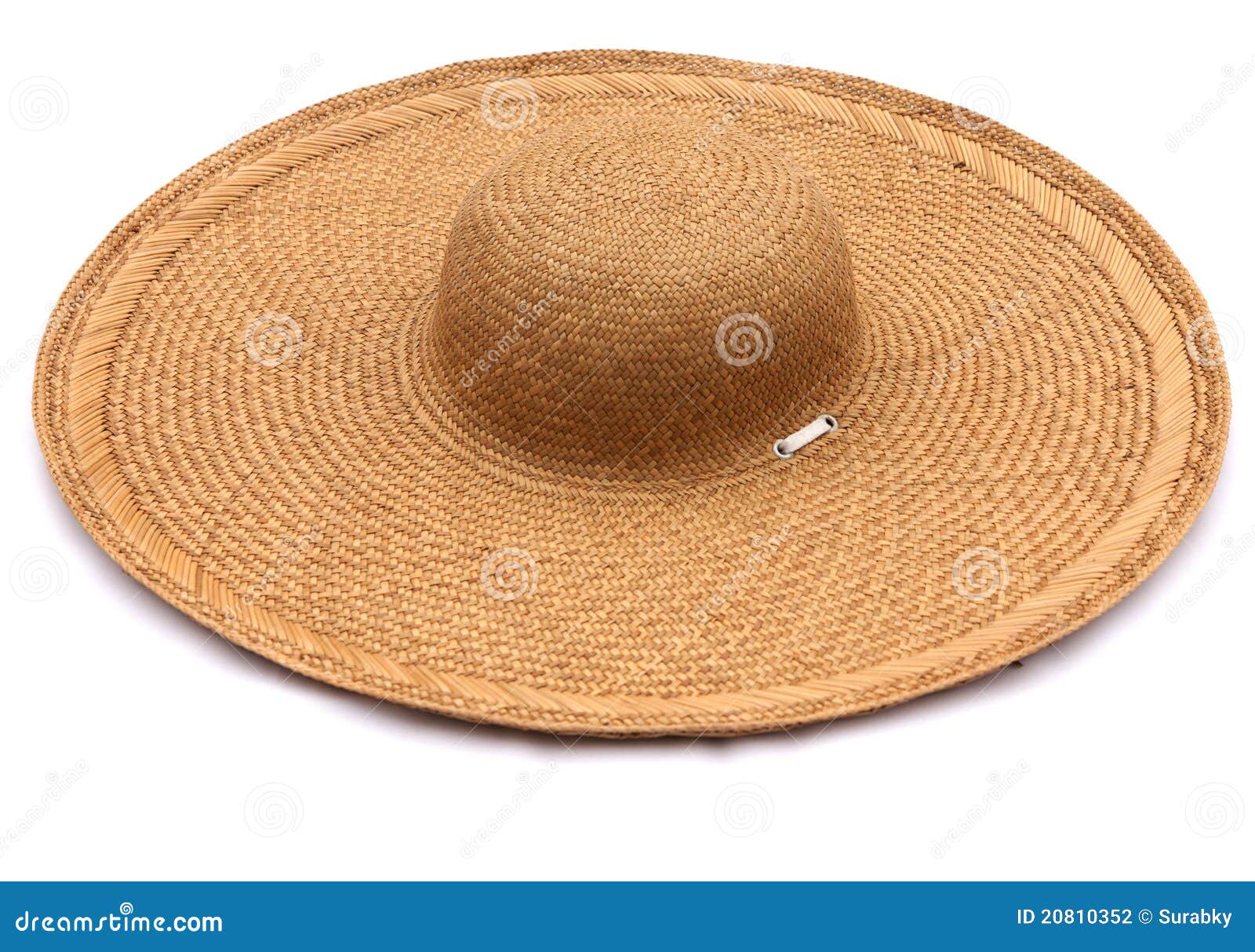 Hat Made from Fiber of Water Hyacinth Stock Photo Image of fabric