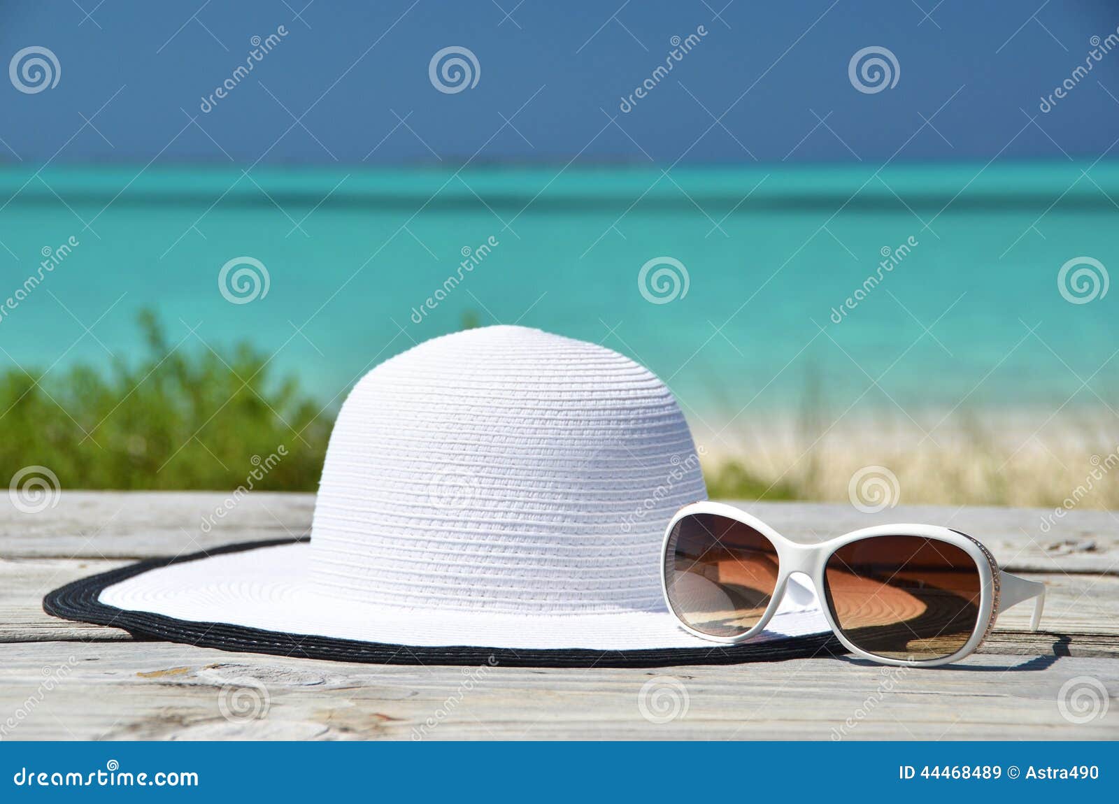 Hat and sunglasses. stock image. Image of accessory, sunglasses - 44468489