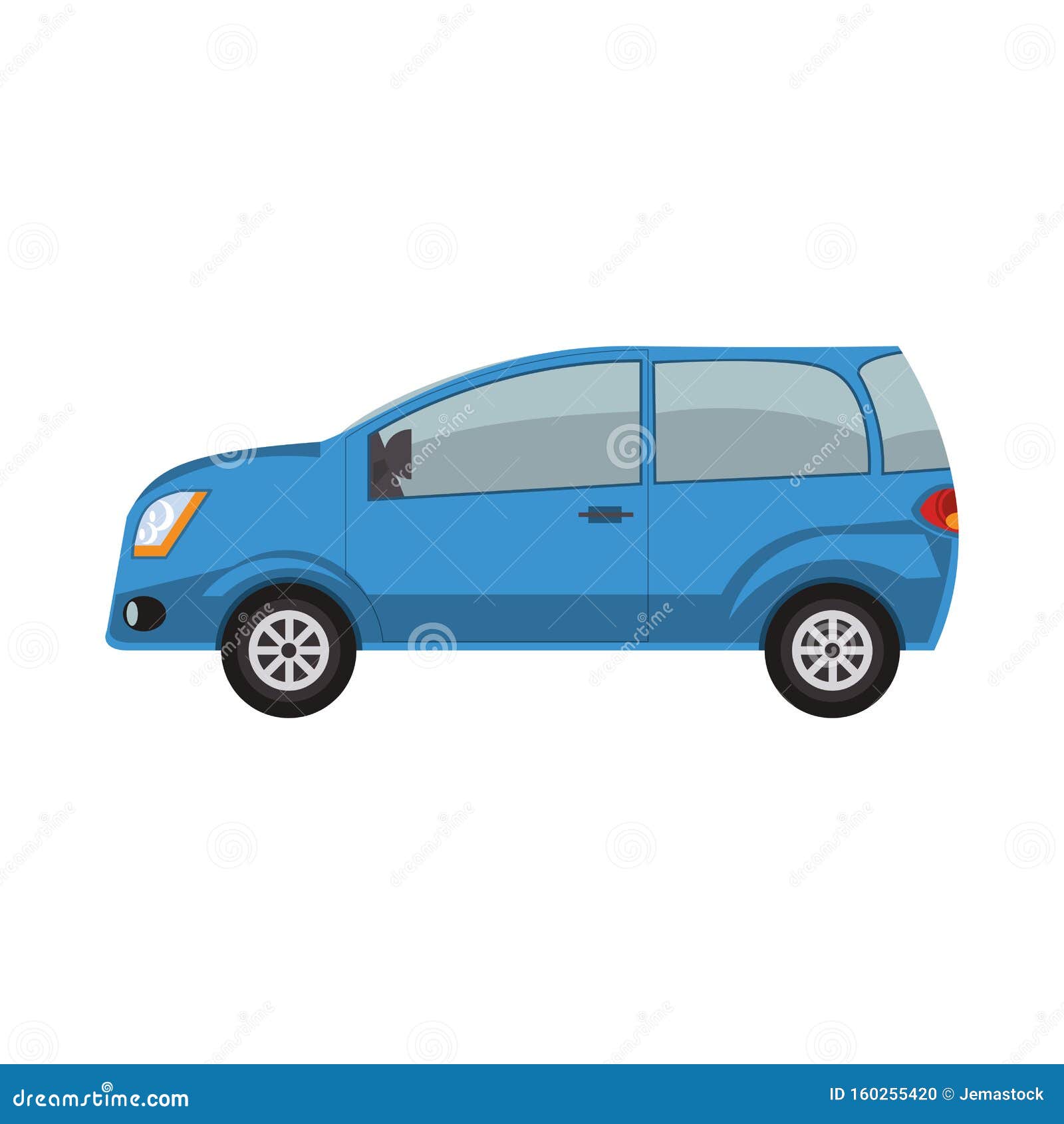 Hatchback car icon stock vector. Illustration of road 160255420