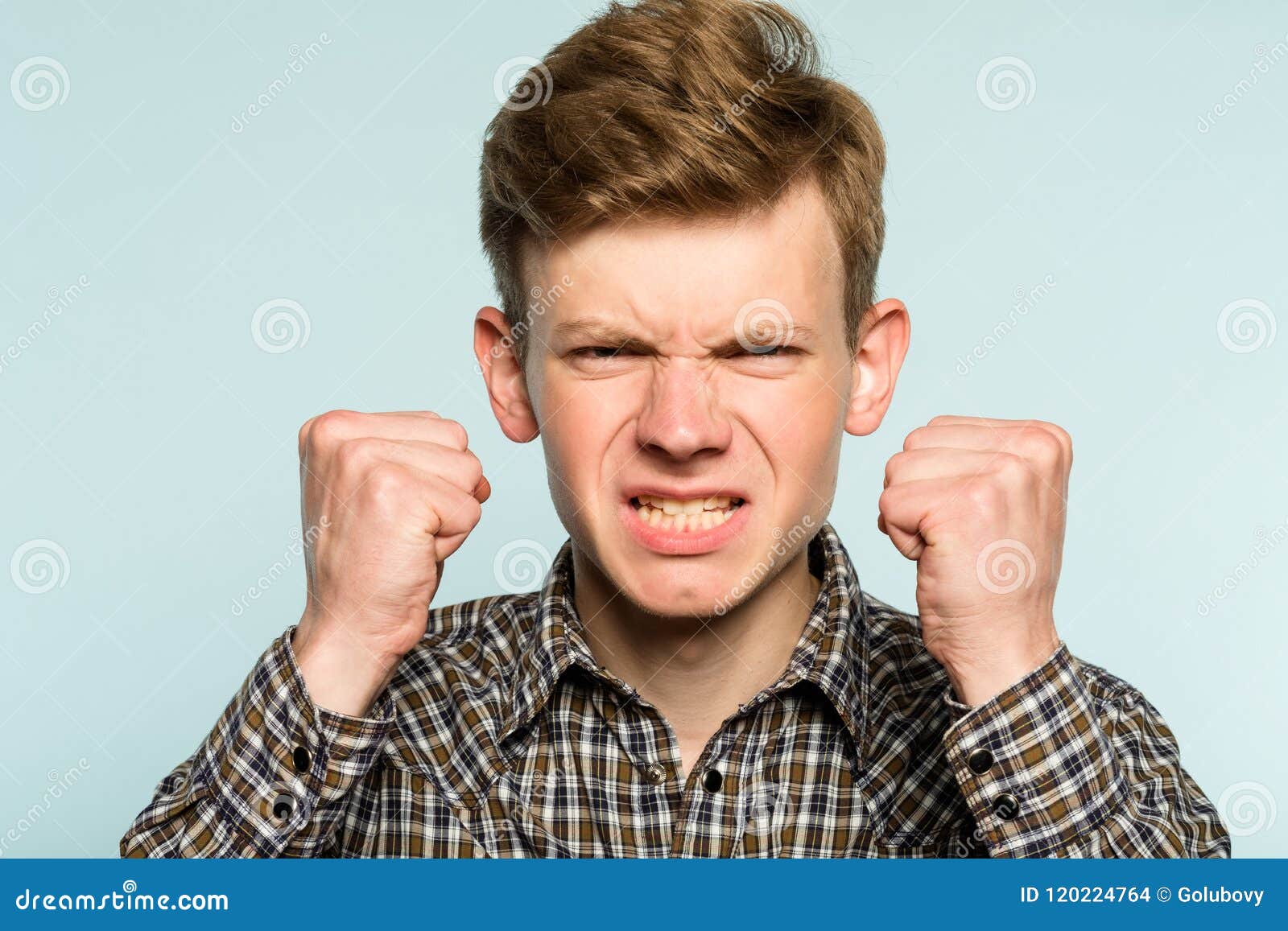 Hate Kill Anger Man Distorted Facial Expression Stock Photo Image of