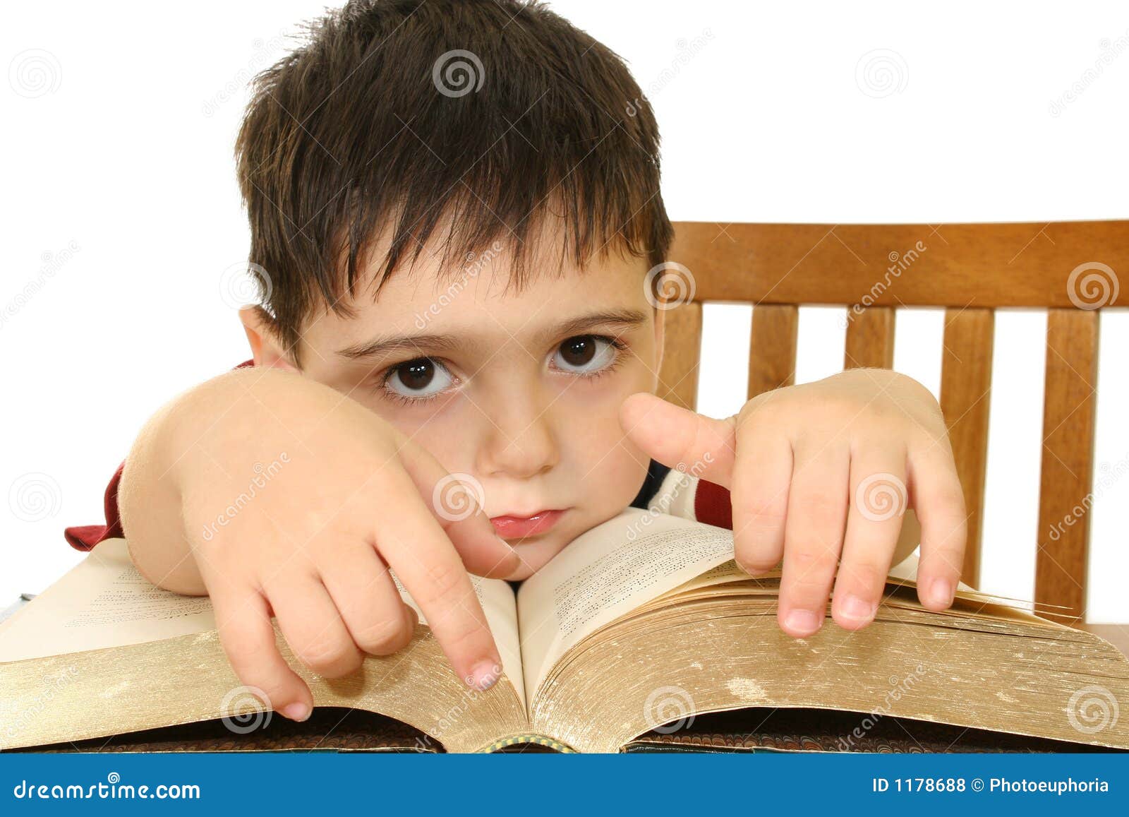 Hates Reading stock photo. Image of reading, preschool 1178688