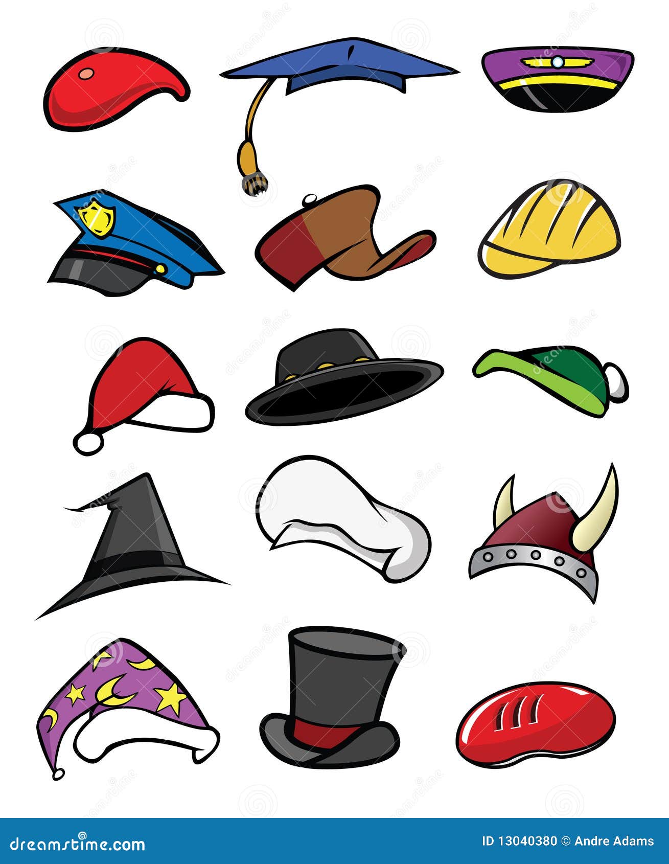 Hats Caps Collection Stock Photo - Image: 13040380