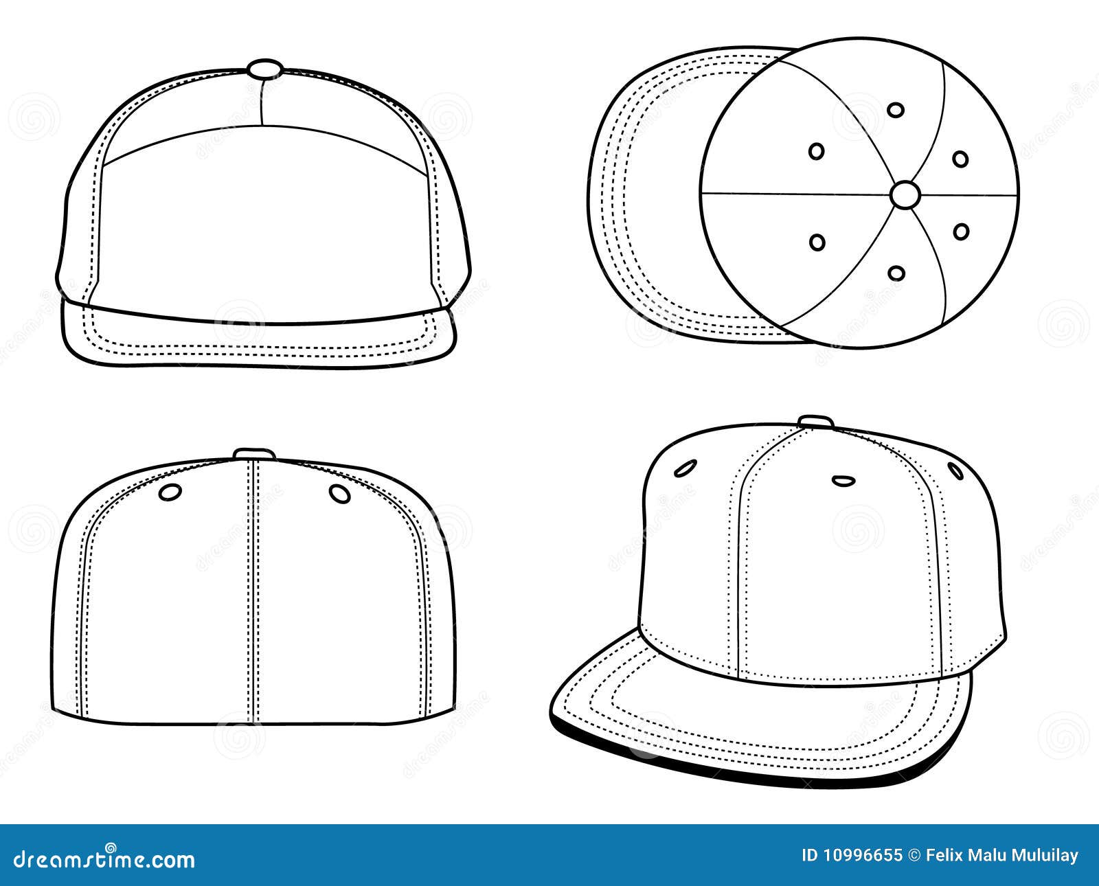 Hats templates stock vector. Illustration of male, object 10996655