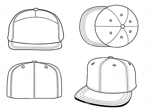 Hats templates stock vector. Illustration of mock, outfit - 10996655