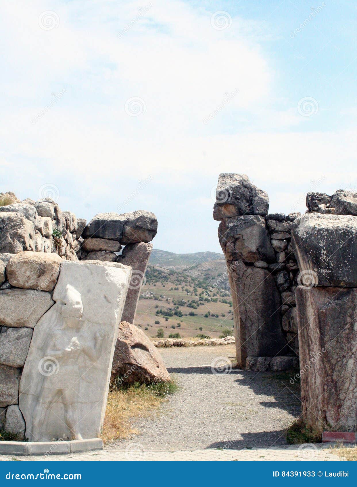 O Portão Do Leão No Sudoeste De Hattusa é Uma Cidade Antiga Localizada  Perto De Bogazale Moderno Na Província Do Coro De Turkeyrsq Foto de Stock -  Imagem de escultura, antigo: 255079008