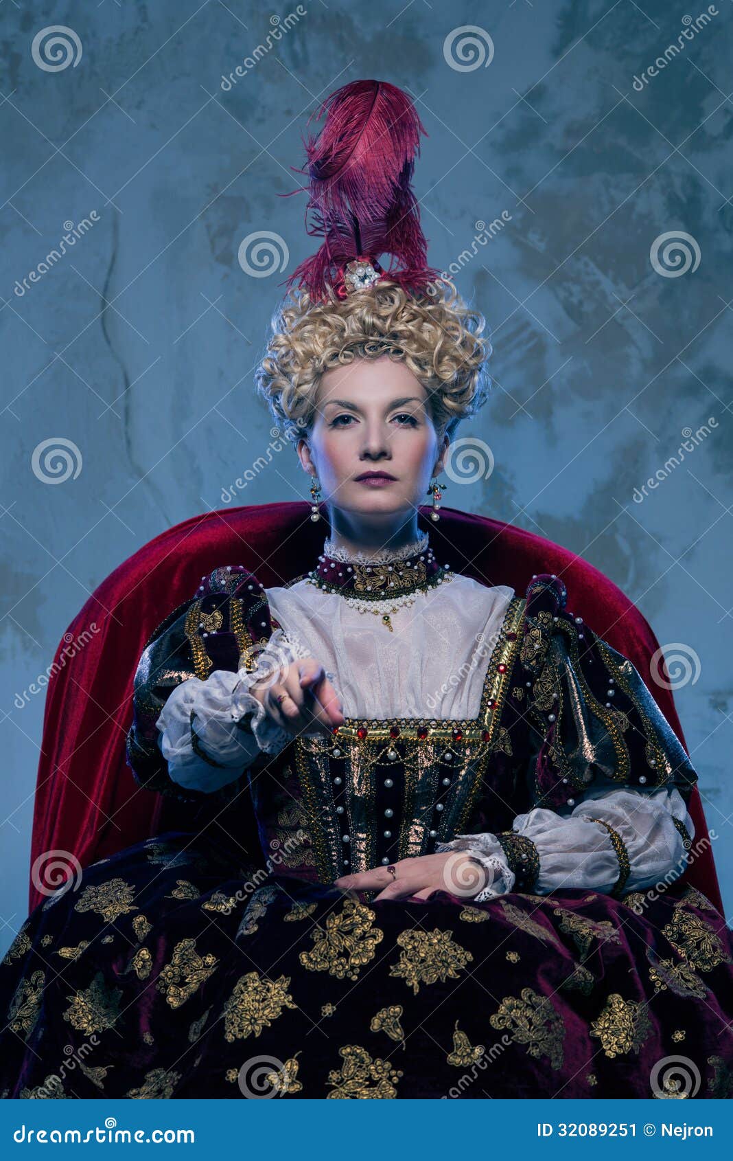 Haughty Queen Stock Image - Image: 32089251