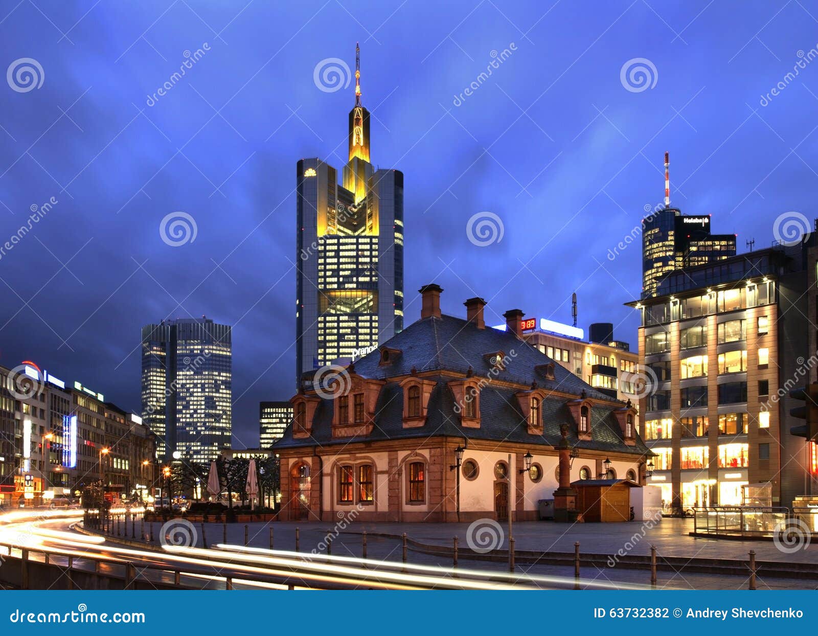 Hauptwache Square in Frankfurt am Main. Germany Editorial Photography Image of house