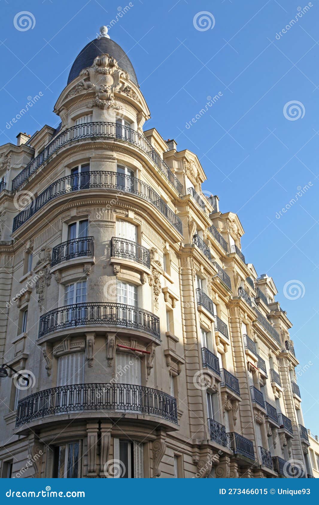 Haussmann Style Buildings in Paris Stock Image Image of france, floor