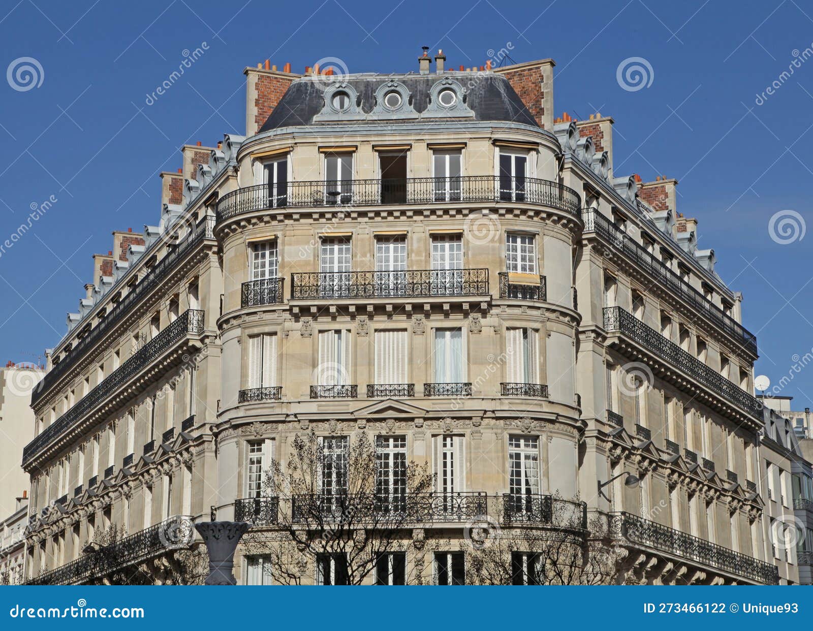 Haussmann Style Buildings in Paris Stock Photo Image of housing