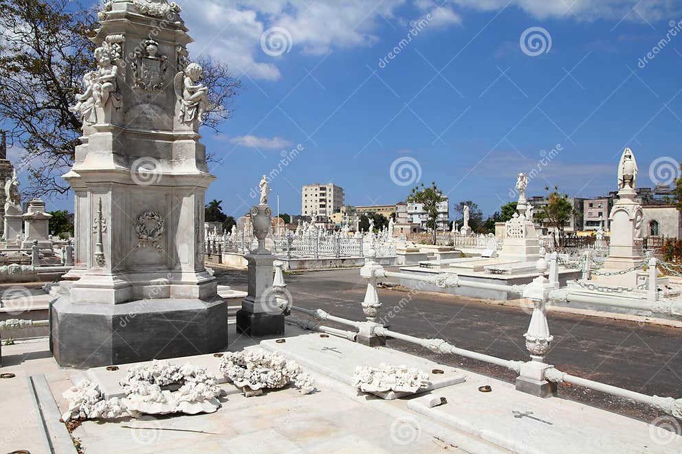 Havana cemetery stock photo. Image of cuba, vintage, havana 20799676