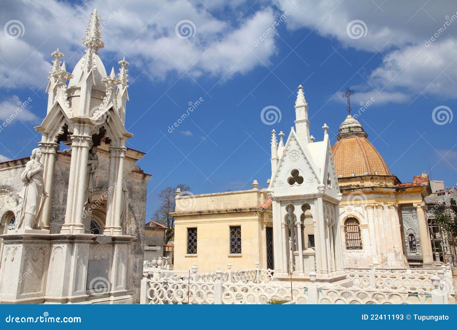 Havana cemetery stock image. Image of memorial, graveyard 22411193