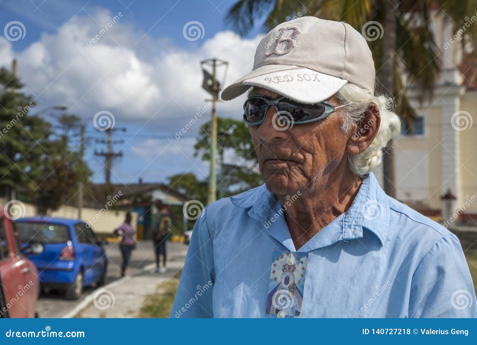 Woman Dressed in Traditional Costume / Colonial Dress, Havana (Habana),  Cuba Stock Photo - Alamy