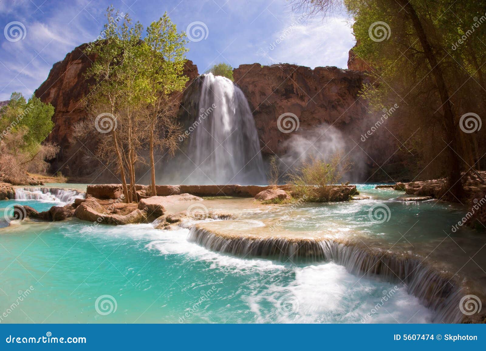 Havasu Falls stock photo. Image of falls, arizona, paradise 5607474