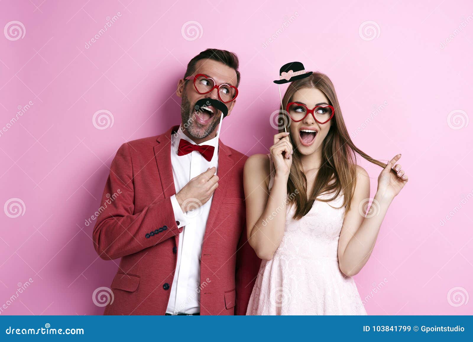 Crazy couple stock image. Image of partying, affectionate 103841799