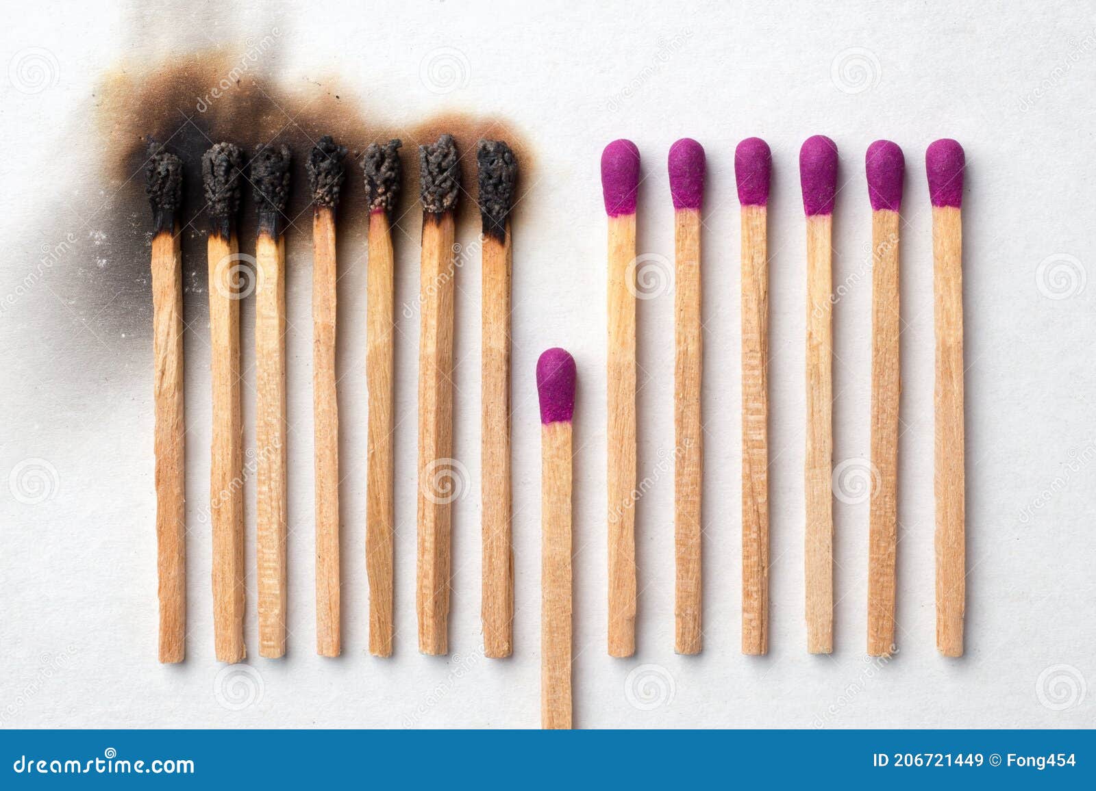 have a match to give up and avoid other being burned