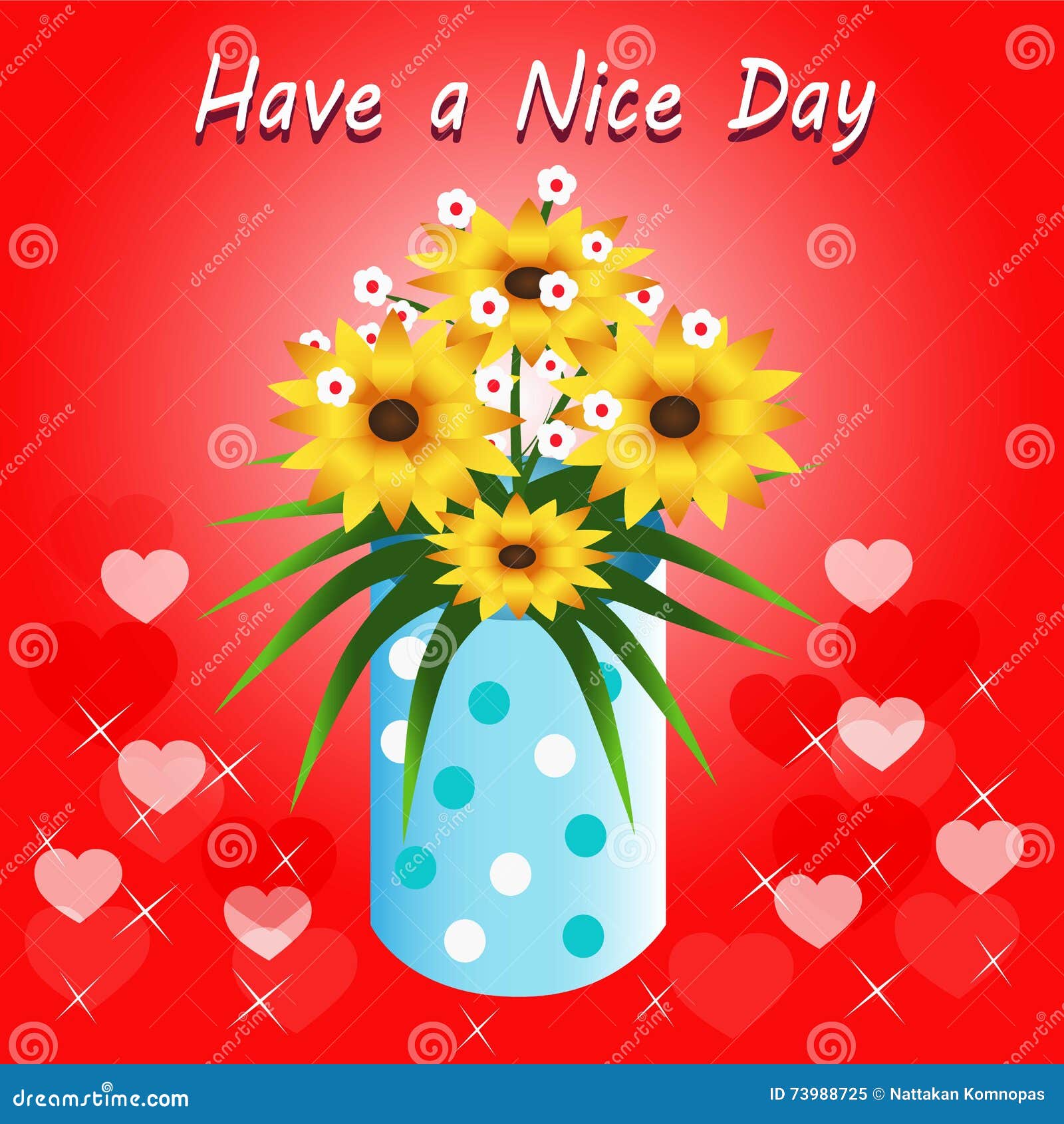 Have a nice day stock illustration. Illustration of good - 73988725