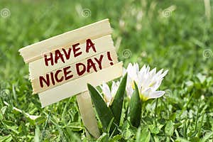 Have A Nice Day Stock Photography CartoonDealer 58874306