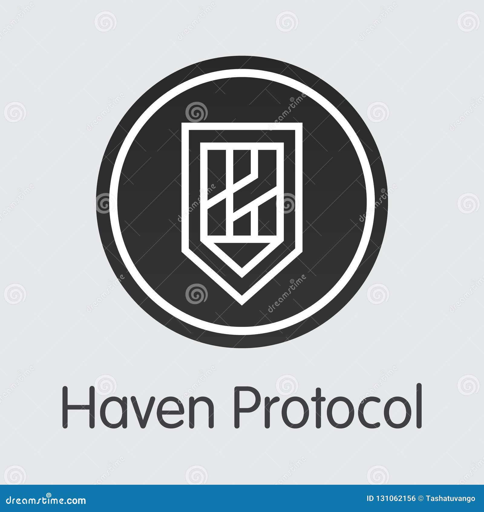 Haven Protocol Digital Currency - Vector Coin Illustration. Stock Vector -  Illustration of cryptocurrency, decentralized: 131062156