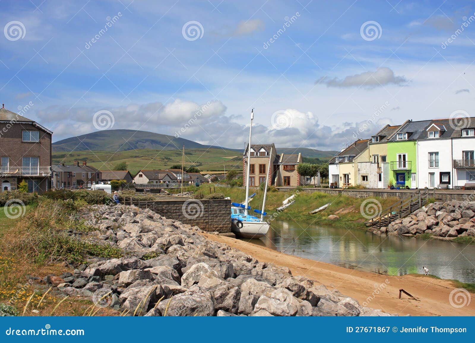 Haverigg, Cumbria stock image. Image of river, england 27671867