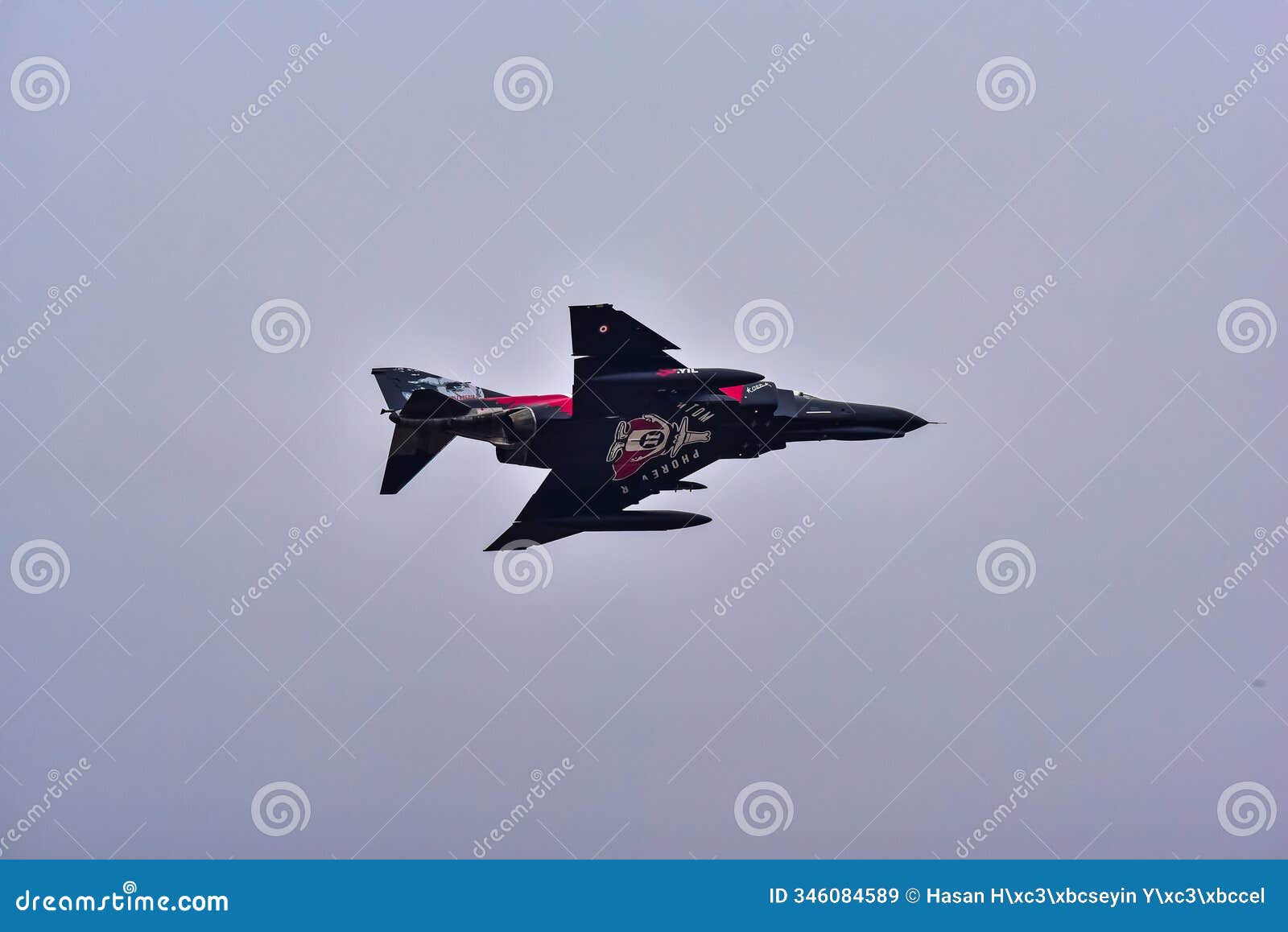50th year in the turkish air force inventory, f-4e 2020 fighter jets performed a low altitude