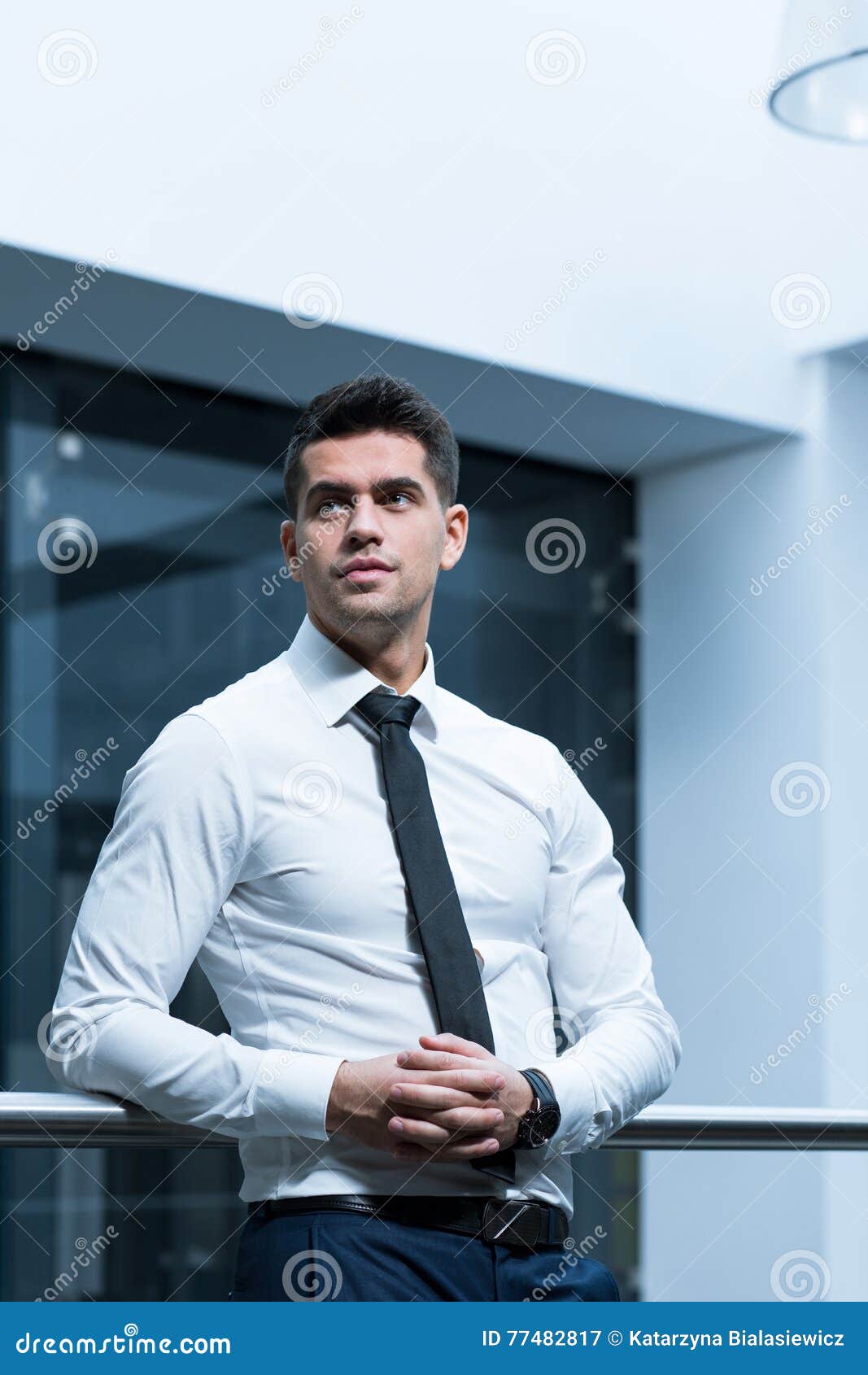 Having Professional Attitude To Clients Stock Image - Image of elegance ...