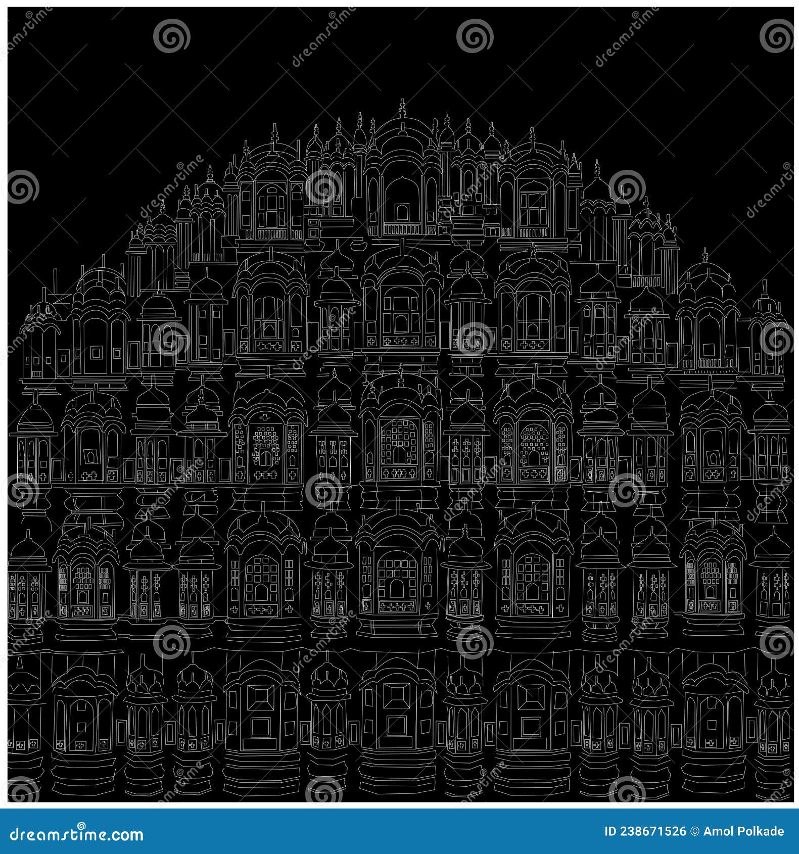 Hawa Mahal - Palace of winds by m-AES-tro.deviantart.com on @DeviantArt |  Modern art canvas painting, Architecture drawing art, Surreal art