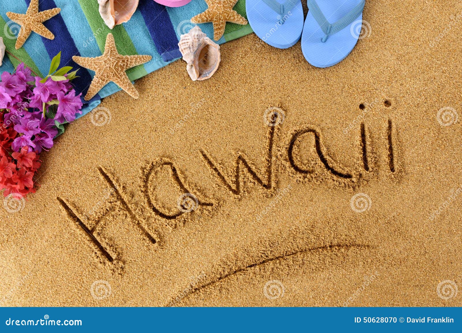 hawaii beach writing