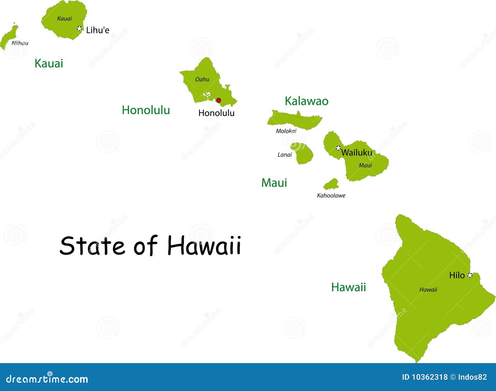 hawaii map