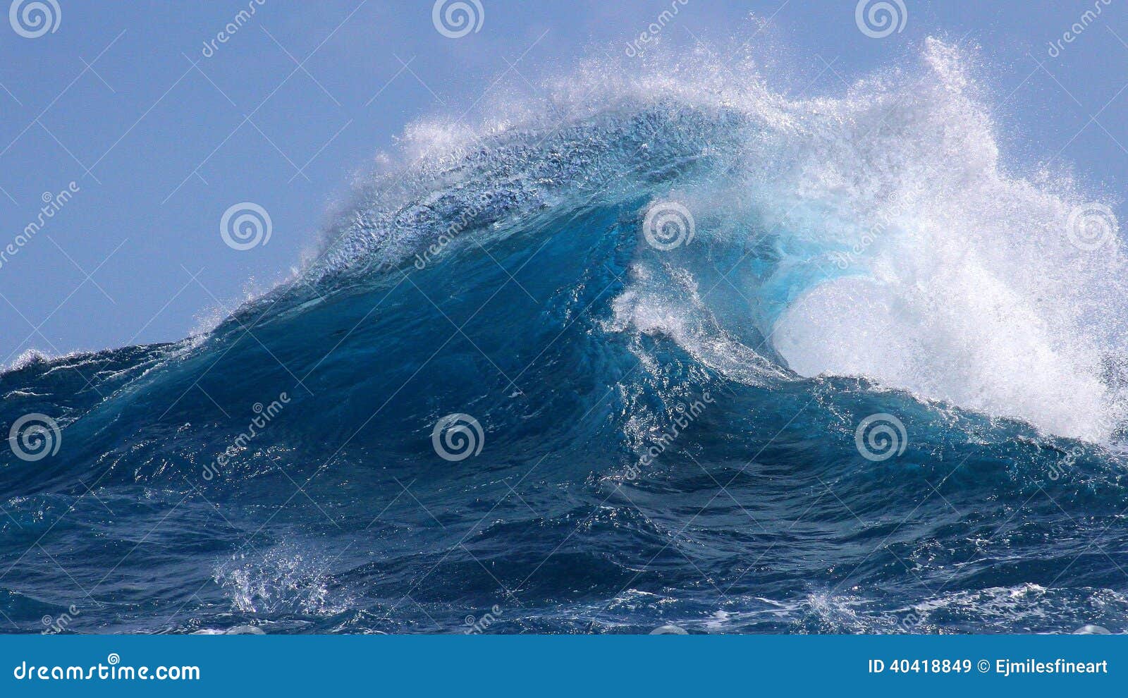 hawaii's tropical blue ocean waves