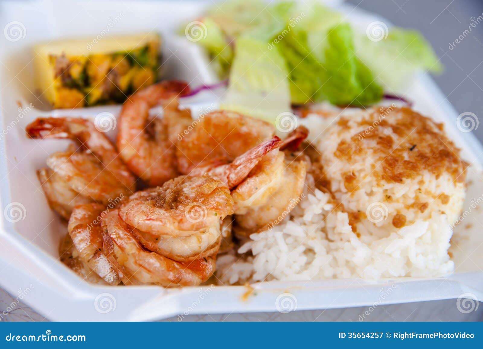 hawaii shrimp scampi and rice