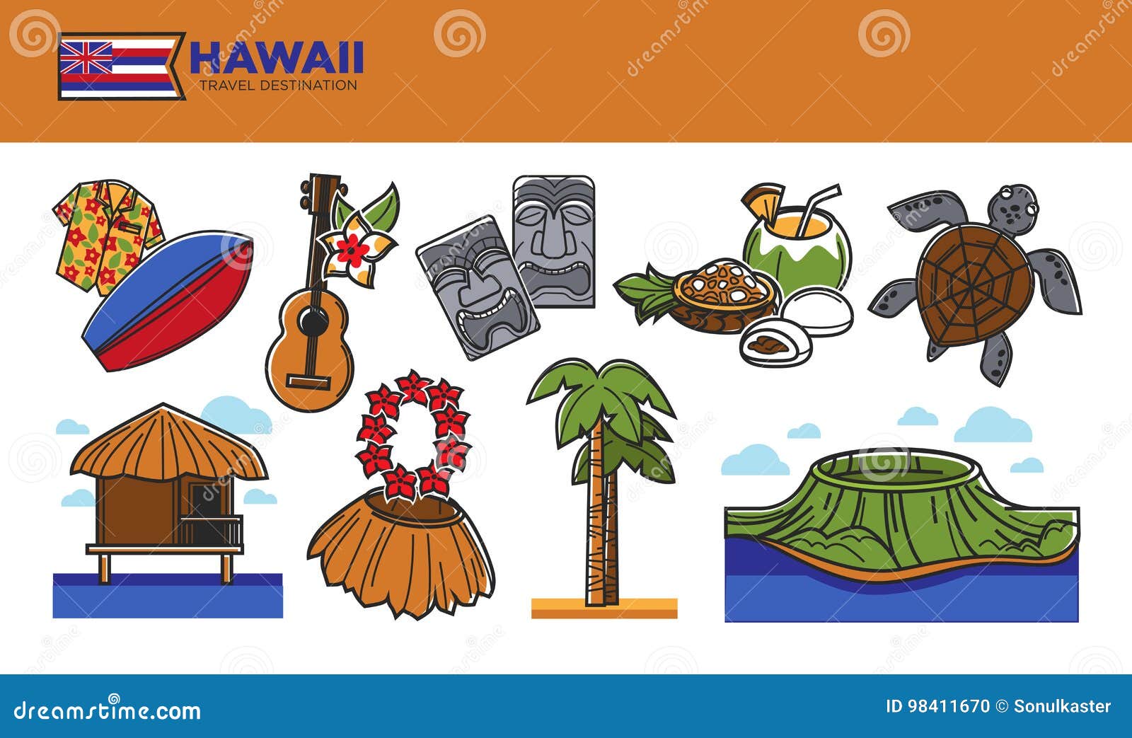 Grass Skirt Stock Illustrations – 737 Grass Skirt Stock Illustrations,  Vectors & Clipart - Dreamstime