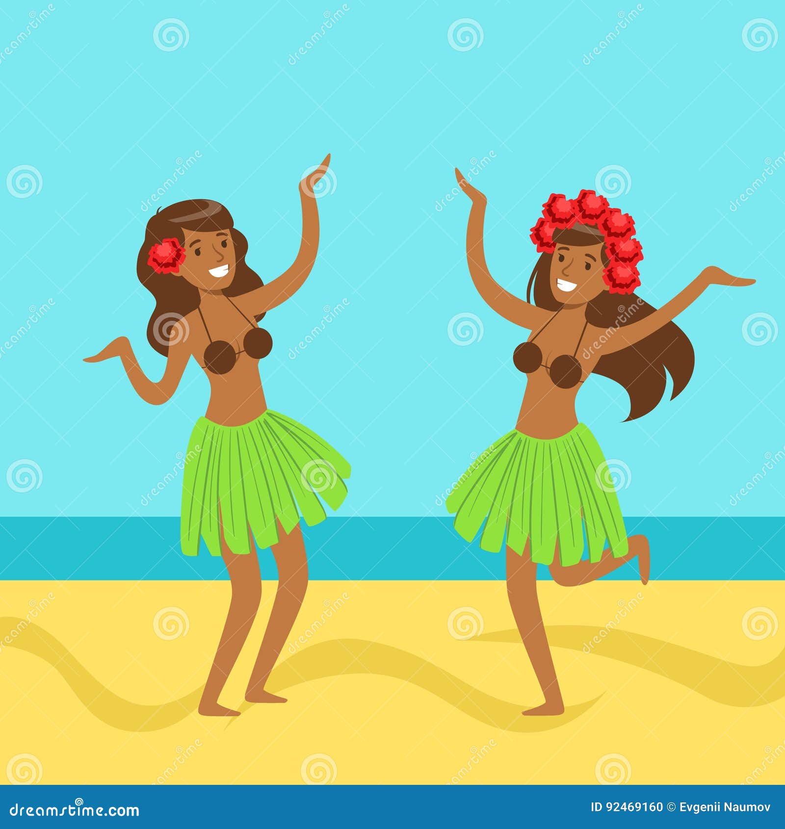 Grass Skirt Stock Illustrations – 737 Grass Skirt Stock Illustrations,  Vectors & Clipart - Dreamstime