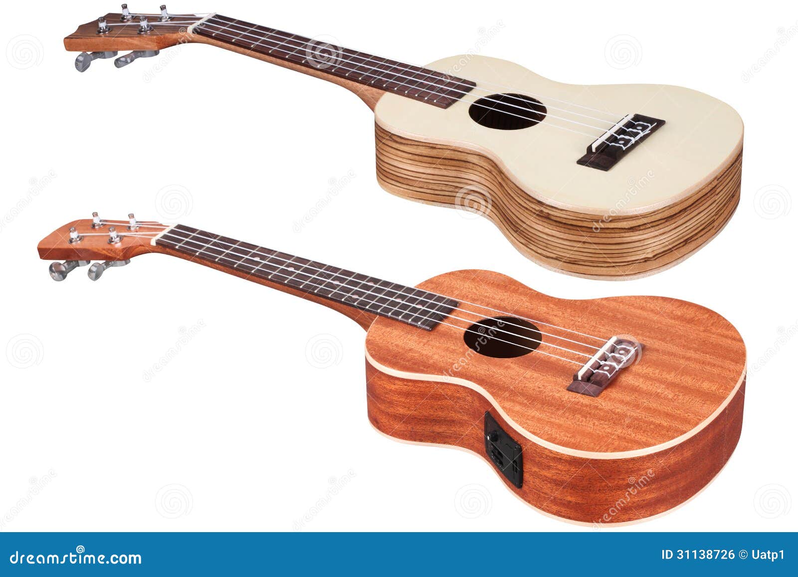 Hawaiian guitar stock photo. Image of elegance, background 31138726