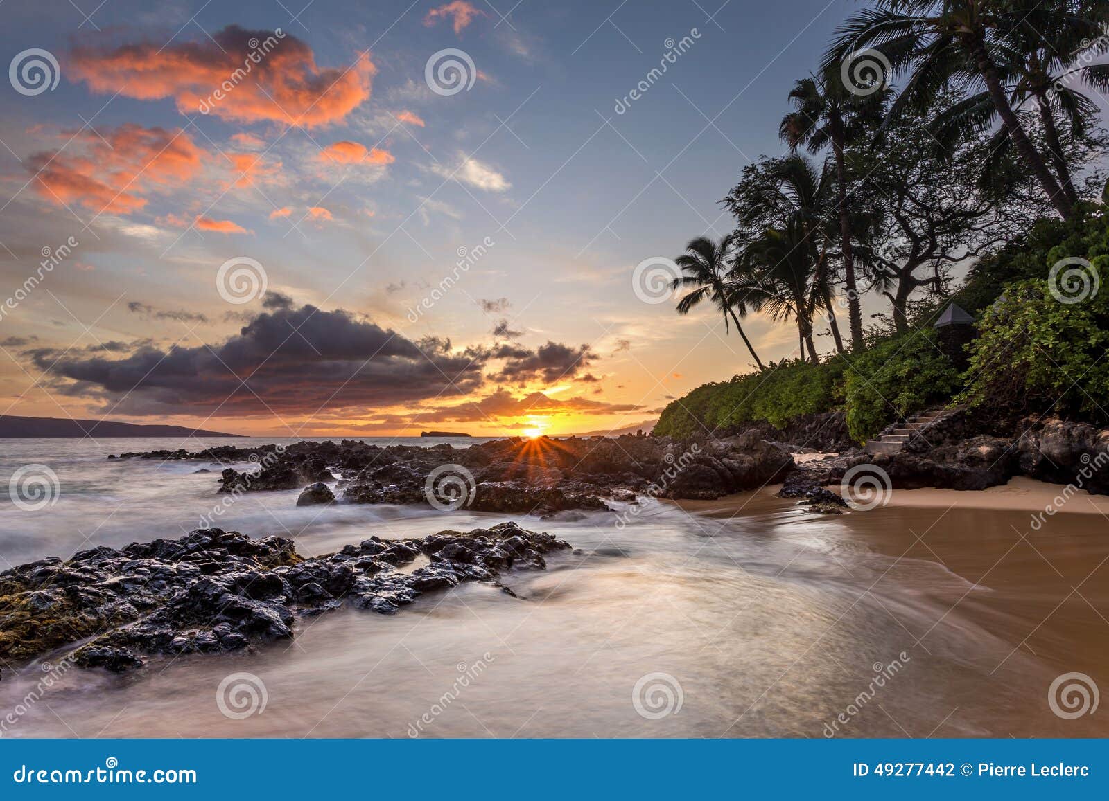 hawaiian paradise sunset