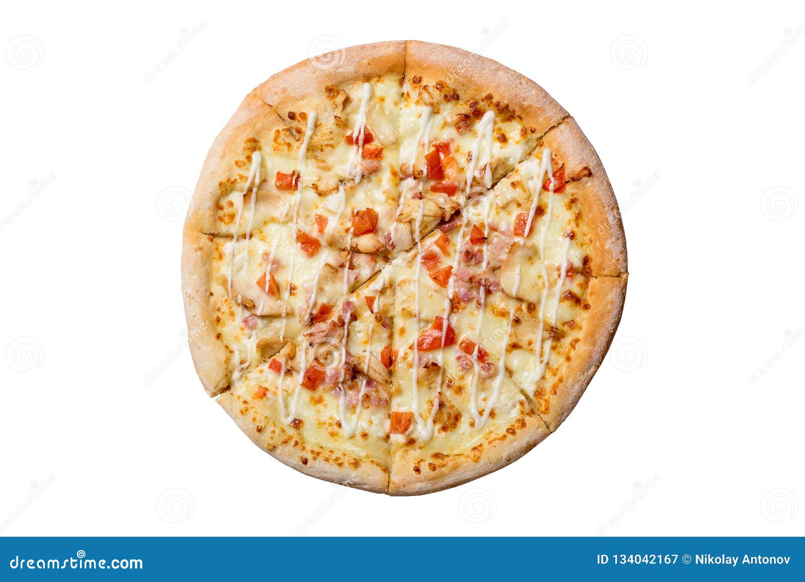 пицца гавайская на белом фоне фото 115