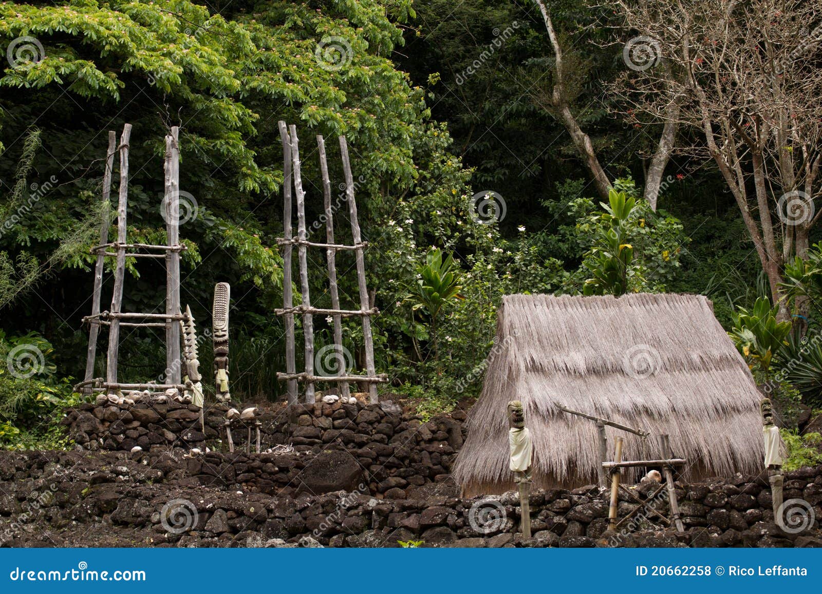 Hawaiian Temple Royalty Free Stock Photos - Image: 20662258