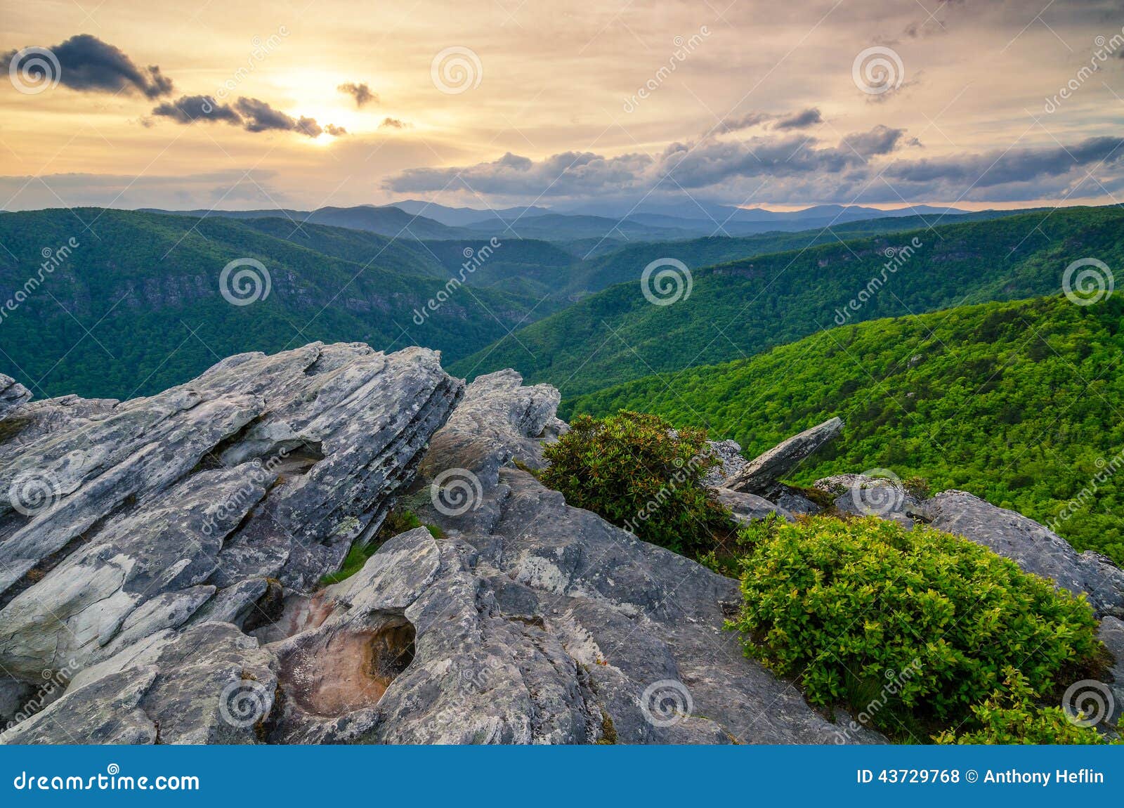 hawkesbill mountain, north carolina