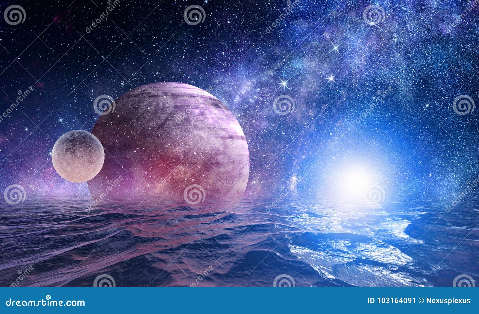 Hay otro mundo stock de ilustración. Ilustración de agua 103164091