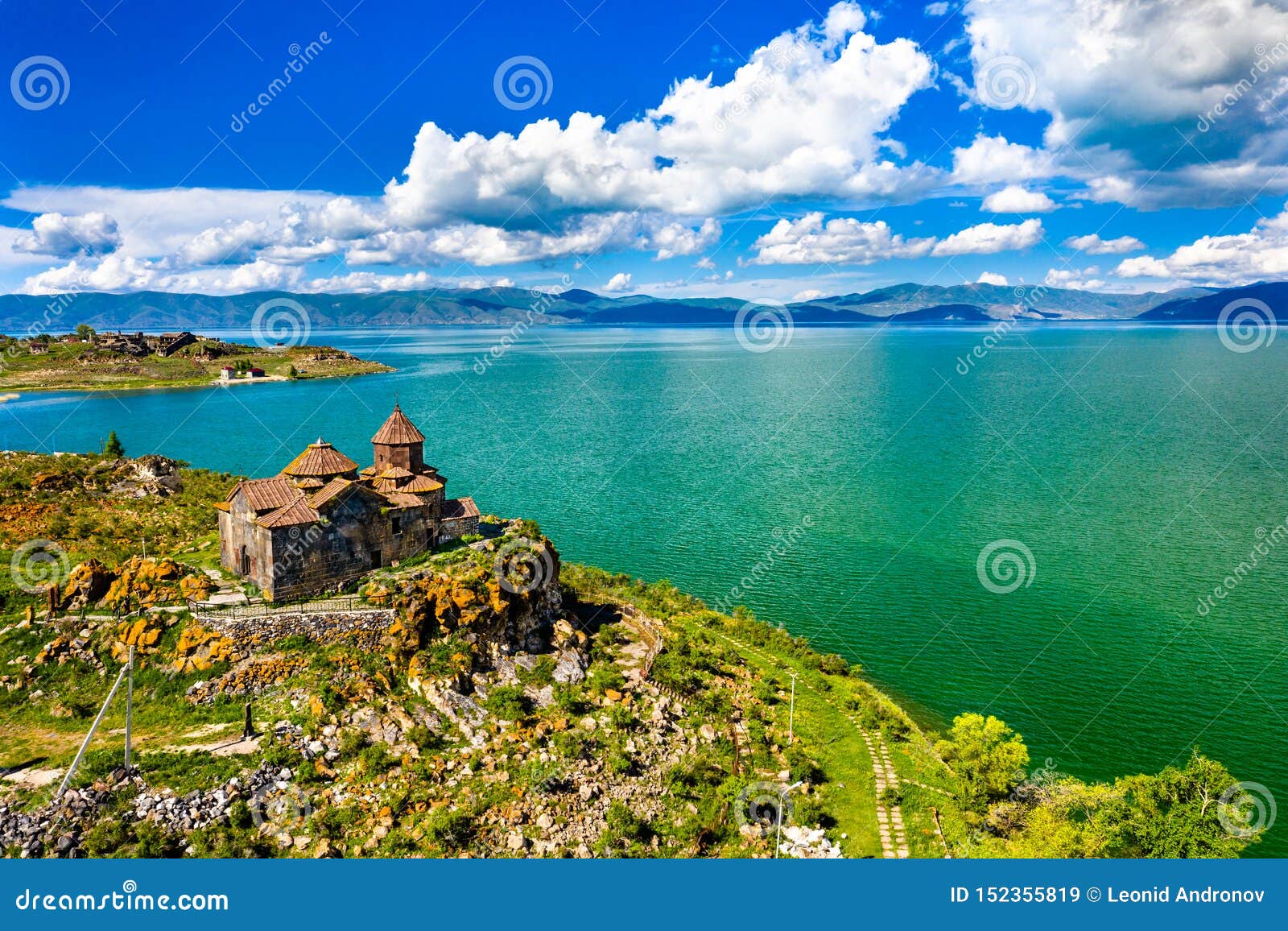 hayravank monastery on the shores of lake sevan in armenia