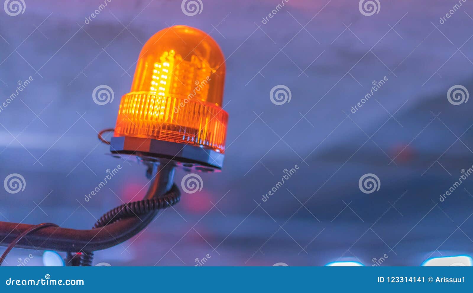 Hazard Warning Headlight Lamp Light Stock Image Image of lights, life