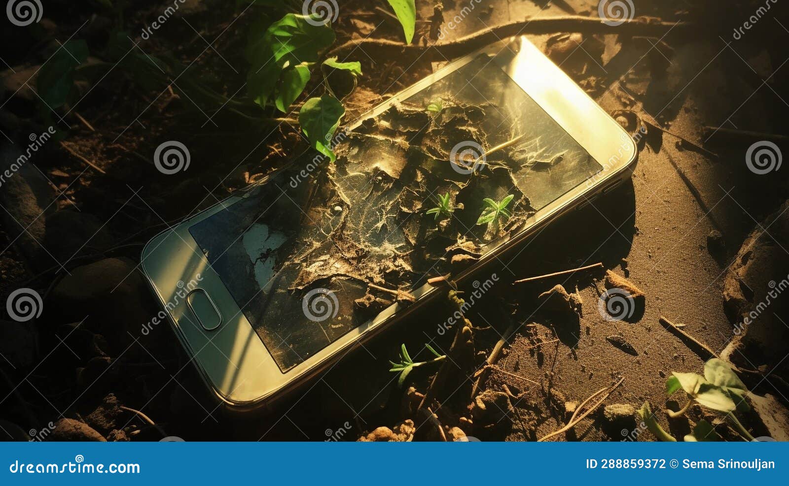 Hazardous Waste Mobile Phones are Discarded in Nature. Generative Ai