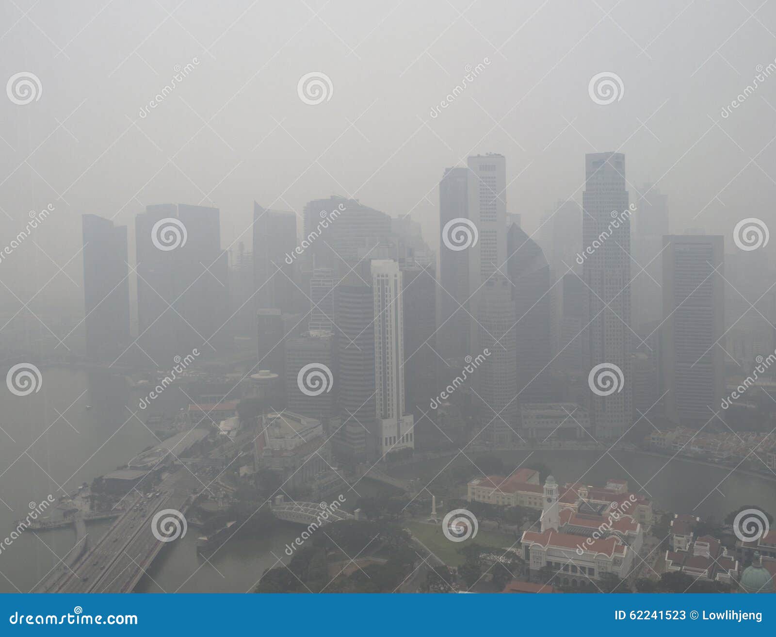 haze over singapore