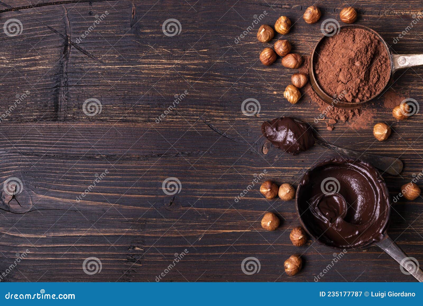 hazelnut and cocoa chocolate