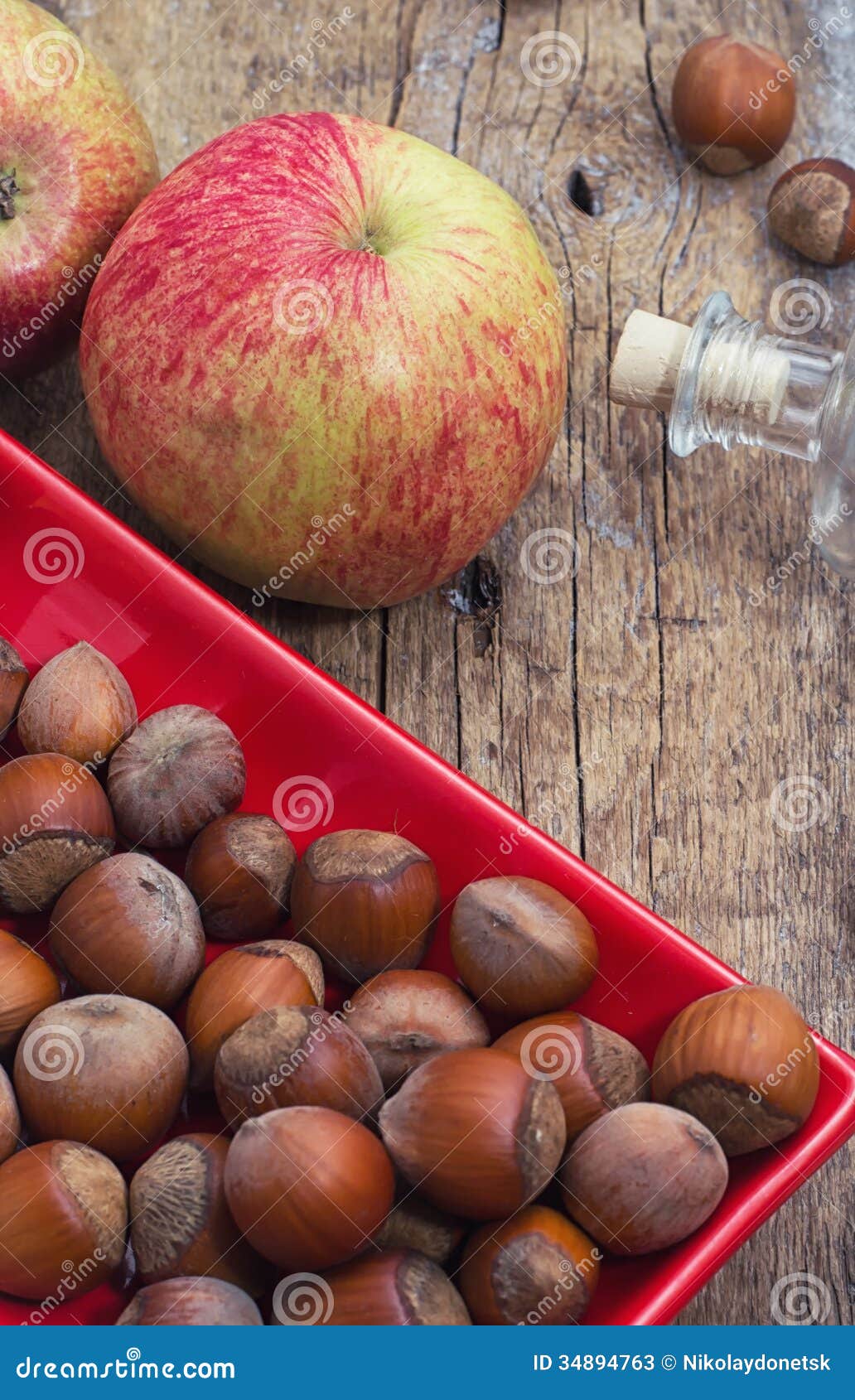 Hazelnuts stock image. Image of walnut, christmas, tree 34894763