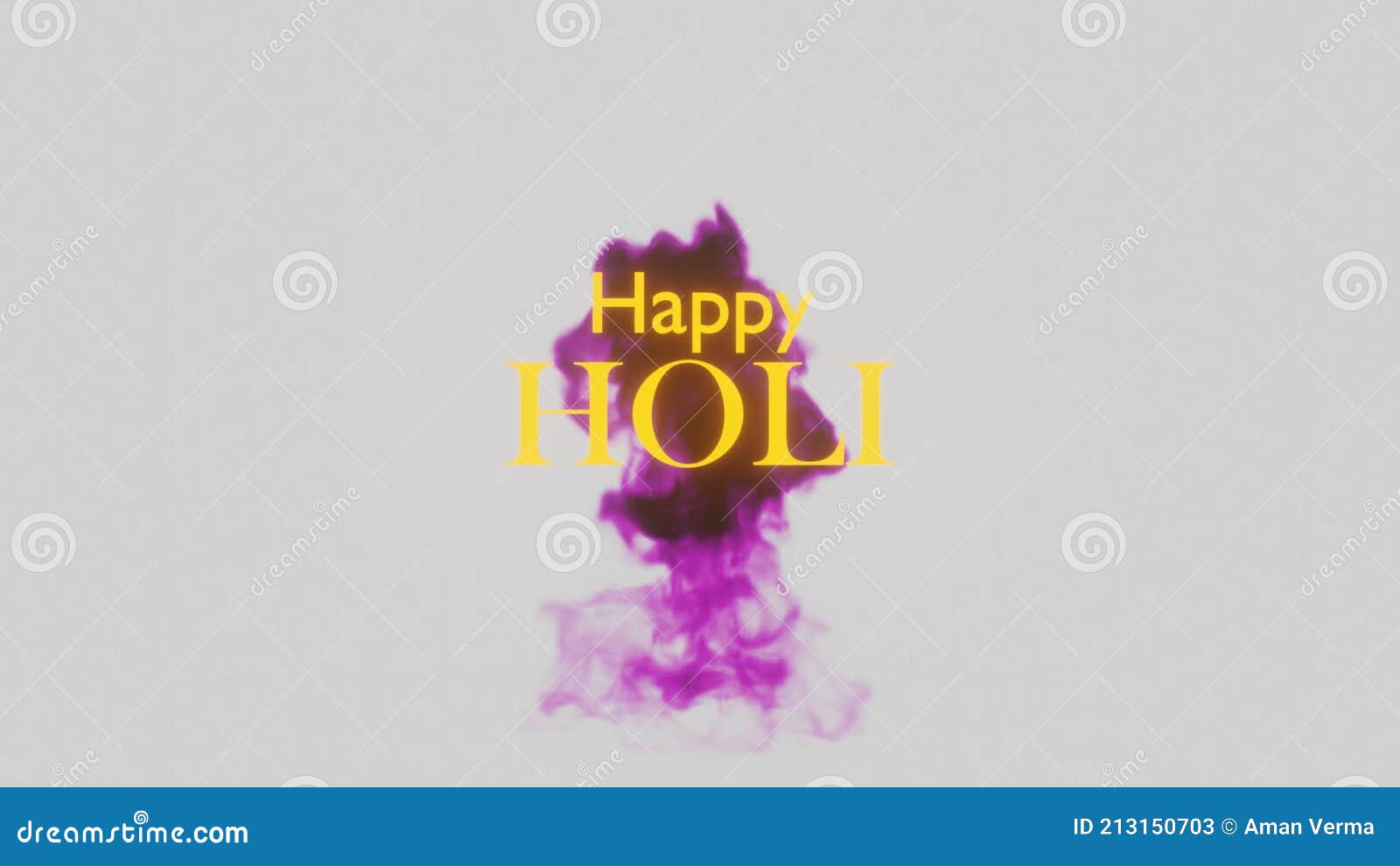 HD Video Animation of Happy Holi Text in the Foreground and Color Smoke in  the Background. Stock Video - Video of colorful, decoration: 213150703