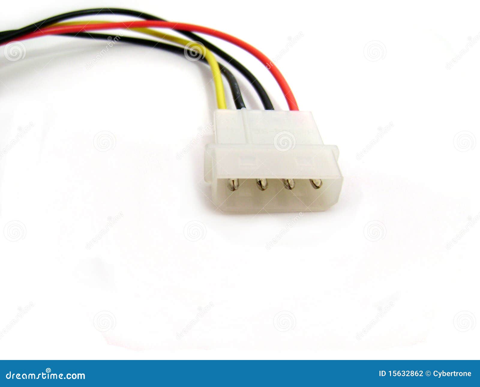 Hdd power supply cable stock photo. Image of isolated - 15632862