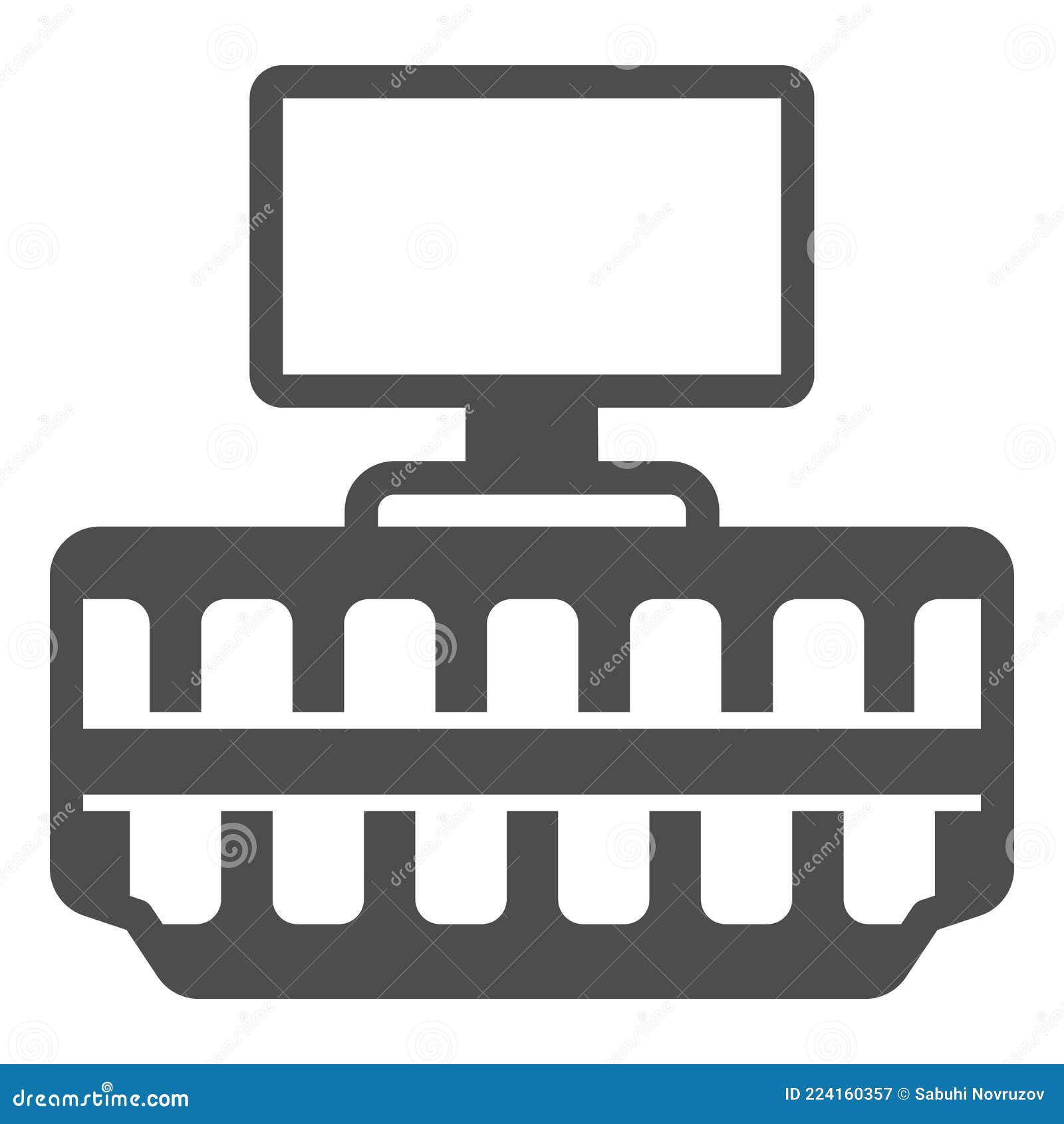 HDMI Connector Solid Icon, TV Accessories Concept, HD Multimedia