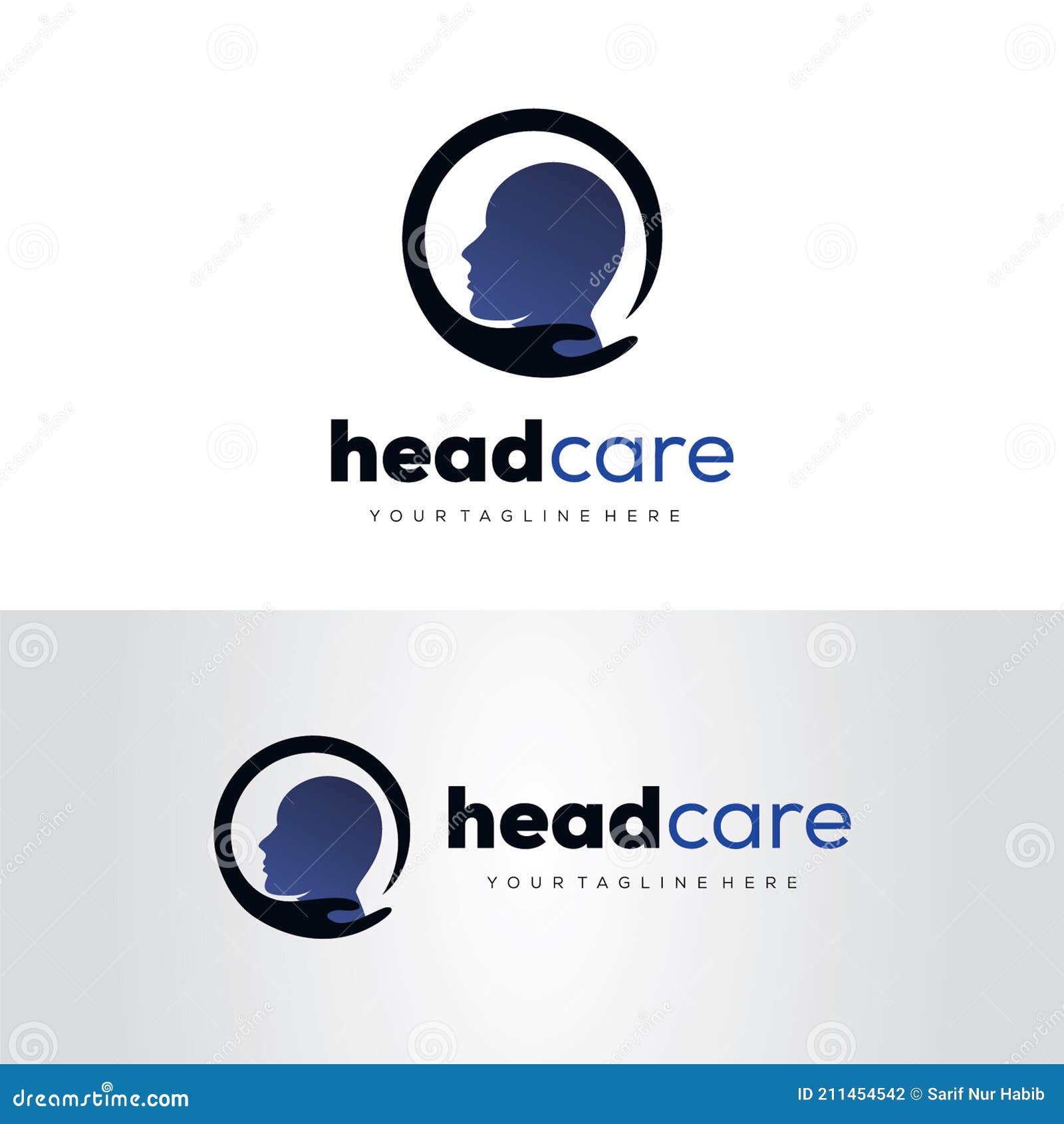 Head Care Logo Design Template Stock Vector Illustration of icon