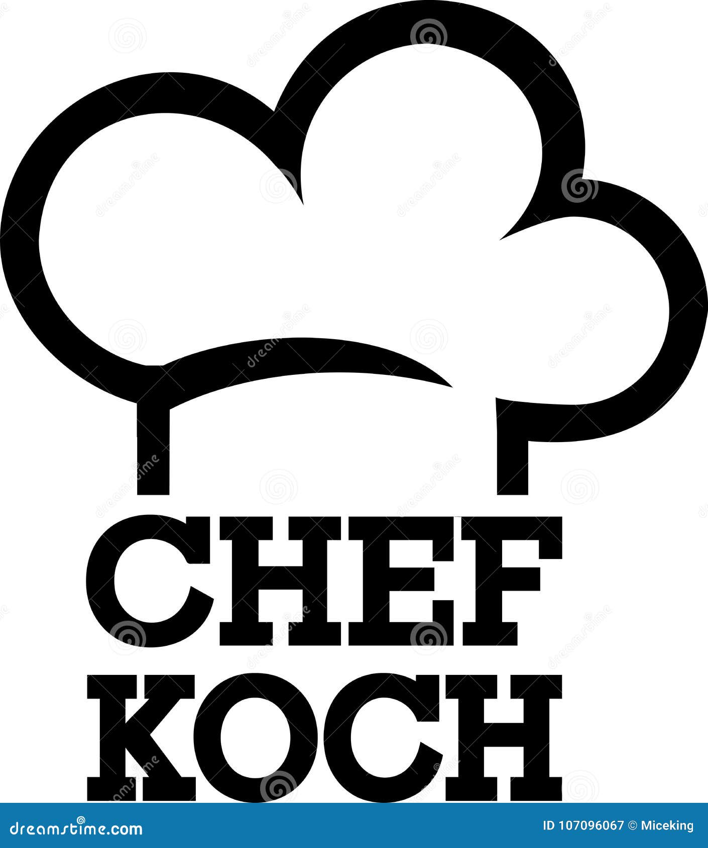 Head Chef Cook stock vector. Illustration of icon, gourmet 107096067